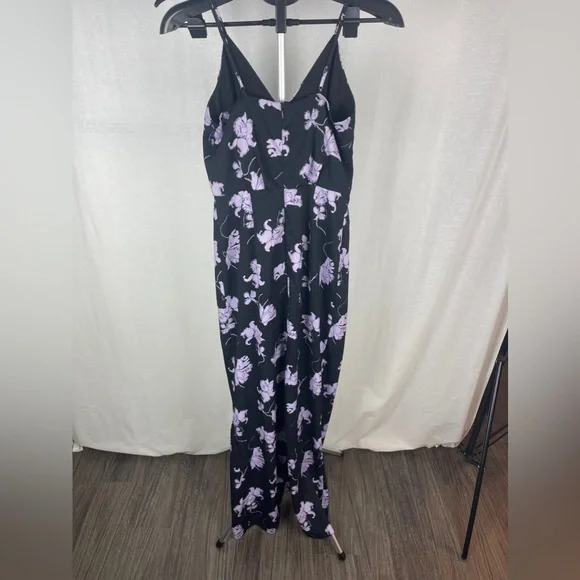 CHELSEA28 Black and Purple Faux Wrap Camisole Dress size XXS (00)NWT - Picture 10 of 14